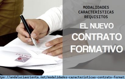Modalidades y características del nuevo Contrato Formativo