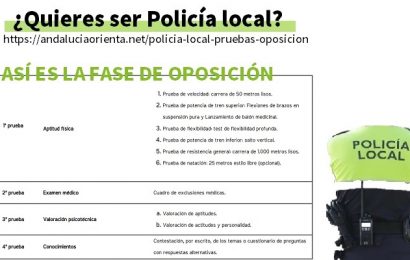 ¿Quieres ser Policía local? Estas son las pruebas de la fase de Oposición (II)