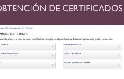 Cómo obtener un Certificado de prestaciones del SEPE, vía internet