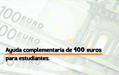 El Gobierno anuncia una ayuda complementaria de 100 euros, para estudiantes
