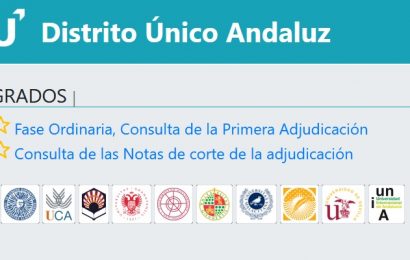 Primera adjudicación y Notas de corte: Medicina, Enfermería y Psicología, las carreras más solicitadas en Andalucía
