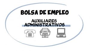 bolsa empleo auxiliar administrativo Jerez