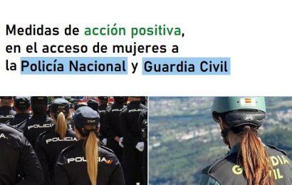 Medidas de acción positiva, en el acceso de mujeres a la Policía Nacional y Guardia Civil