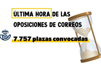 Última hora de las Oposiciones de Correos (7.757 plazas)