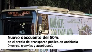 descuento precio transporte público Andalucía