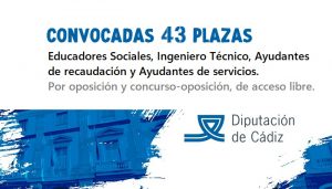 plazas Diputación Cádiz