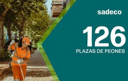 Sadeco anuncia una oferta de empleo público con 126 plazas de Peón