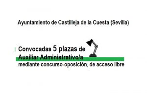 plazas Auxiliar Administrativo Castilleja de la Cuesta Sevilla