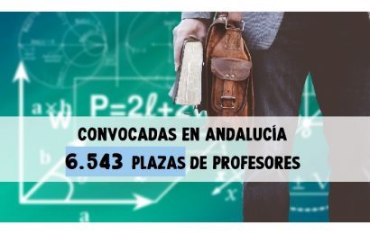 Andalucía convoca 6.543 plazas de Profesores (Secundaria, EOI, etc.)