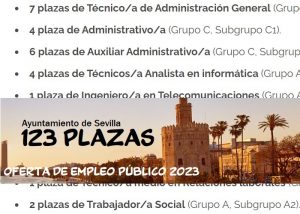 oferta de empleo ayuntamiento de Sevilla