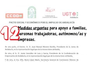 medidas pacto social Andalucía