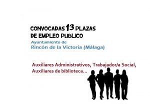 plazas empleo Rincón de la Victoria (Málaga)
