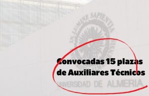 plazas auxiliares universidad de Almería