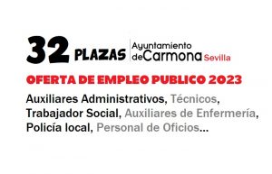 plazas empleo Carmona Sevilla