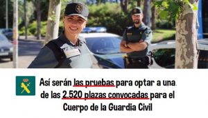 Pruebas plazas Guardia Civil