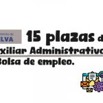 plazas auxiliar administrativo Huelva