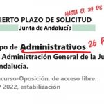 plazas administrativos Andalucía