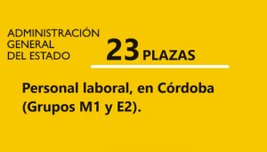 plazas Administración Córdoba