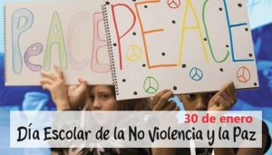 30 de enero día Escolar de la No Violencia y la Paz