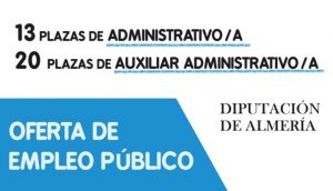 Almería plazas Administrativos Auxiliares