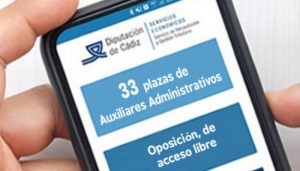 Cádiz plazas Auxiliares Administrativos