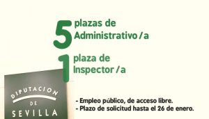 Sevilla plazas Administrativo