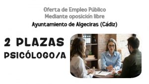 plazas psicólogos Algeciras Cádiz