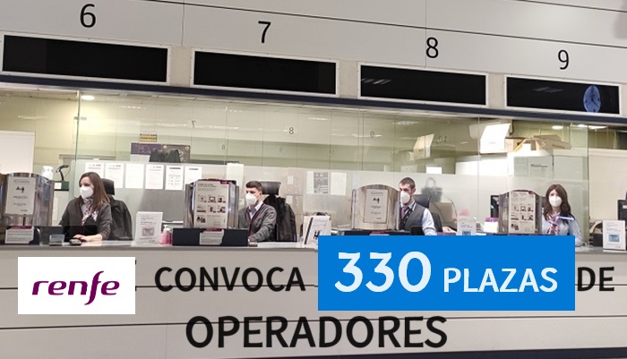 plazas empleo Operadores Renfe