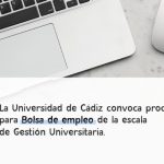 bolsa empleo universidad Cádiz