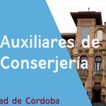 plazas auxiliar conserjería universidad Córdoba