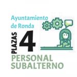 plazas empleo subalterno Ronda Málaga