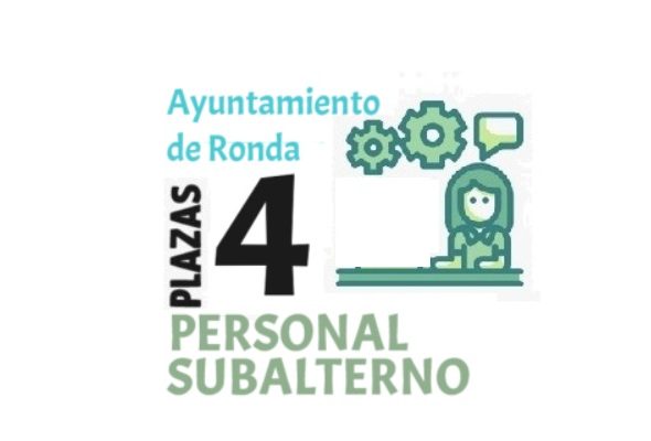 plazas empleo subalterno Ronda Málaga