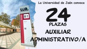 plazas auxiliar administrativo Universidad de Jaén