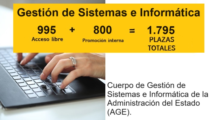 plazas Gestión Informática Administración del Estado