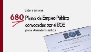 BOE empleo público