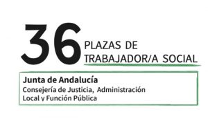 plazas trabajador social Junta de Andalucía