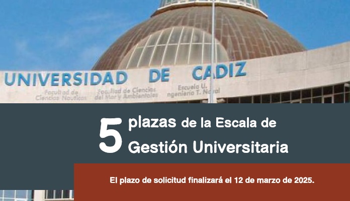 plazas técnicos Universidad de Cádiz