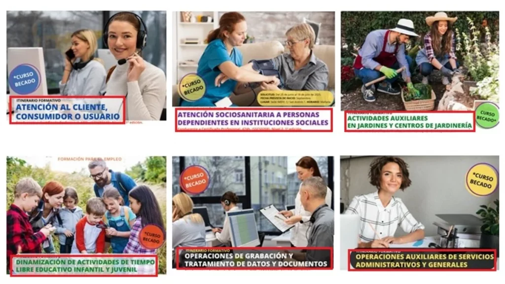 itinerarios formativos IMEFE Jaén