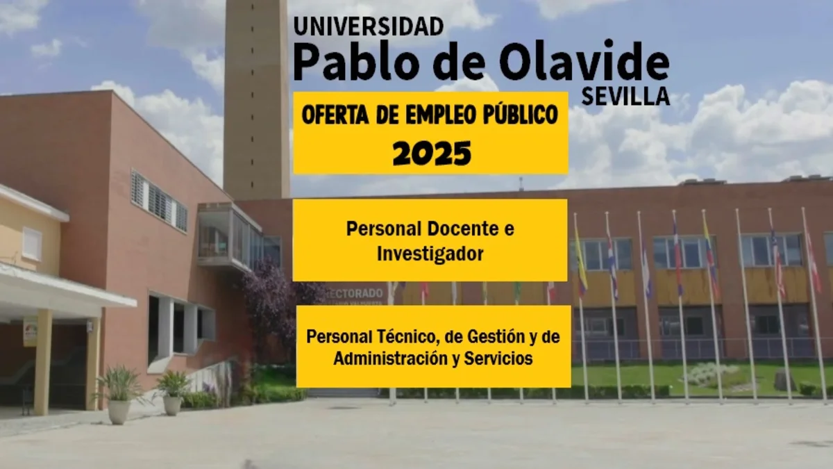 Oferta de Empleo Público Universidad Pablo de Olavide Sevilla