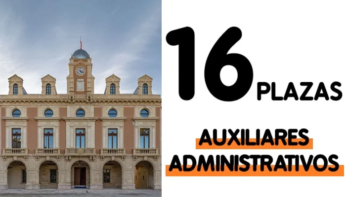 plazas Auxiliar Administrativo