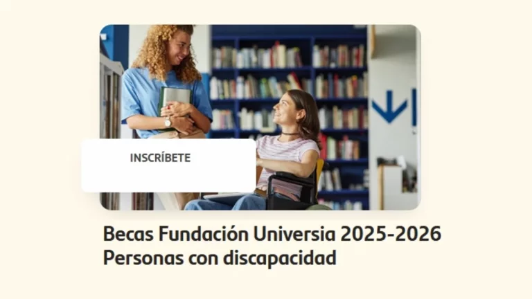 becas discapacidad