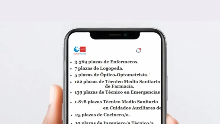 plazas SERMAS