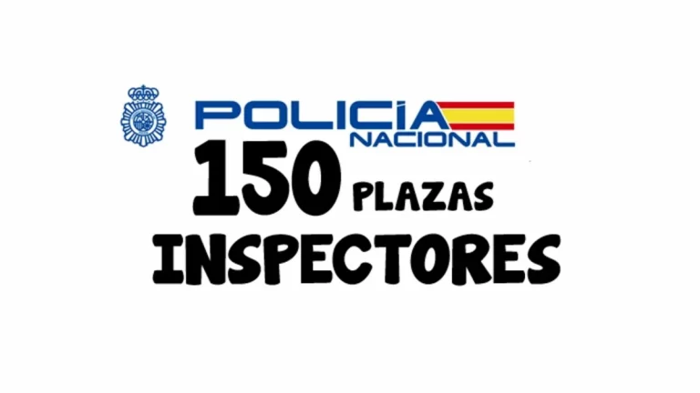 plazas Inspectores Policía Nacional