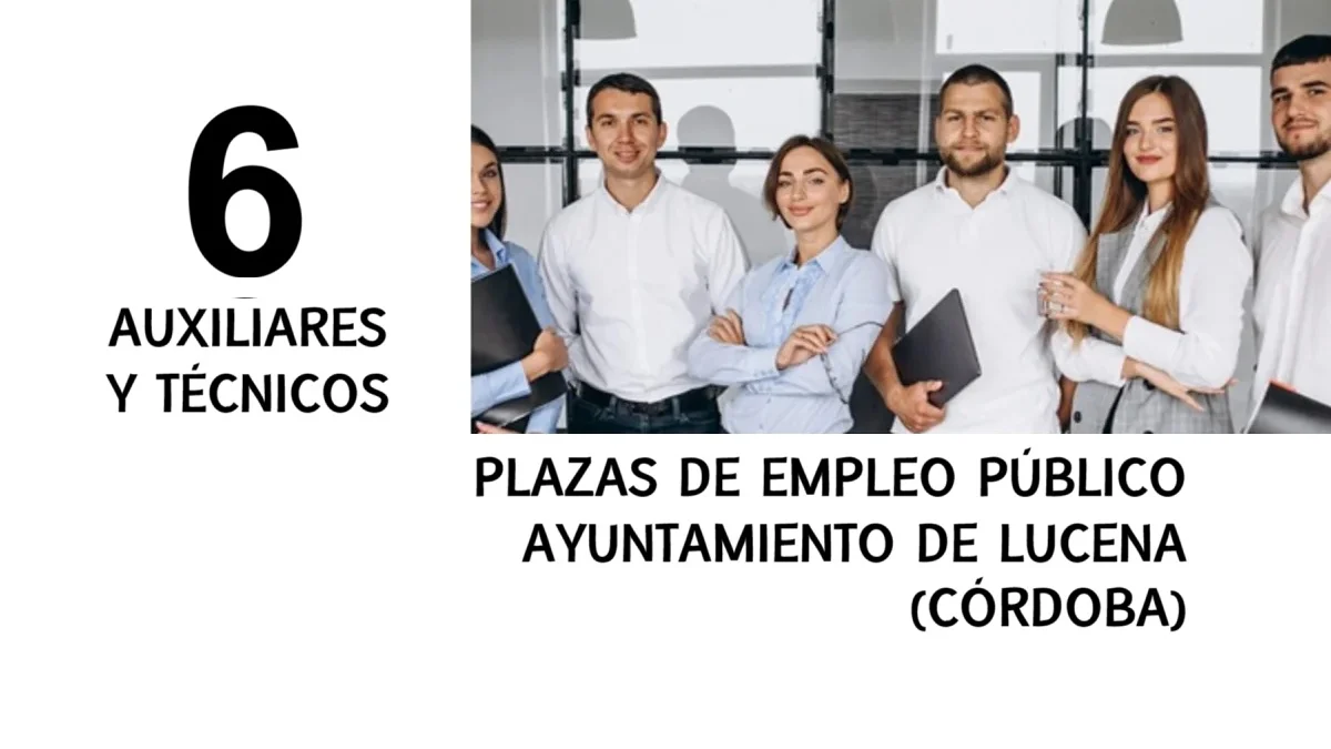 plazas empleo Lucena
