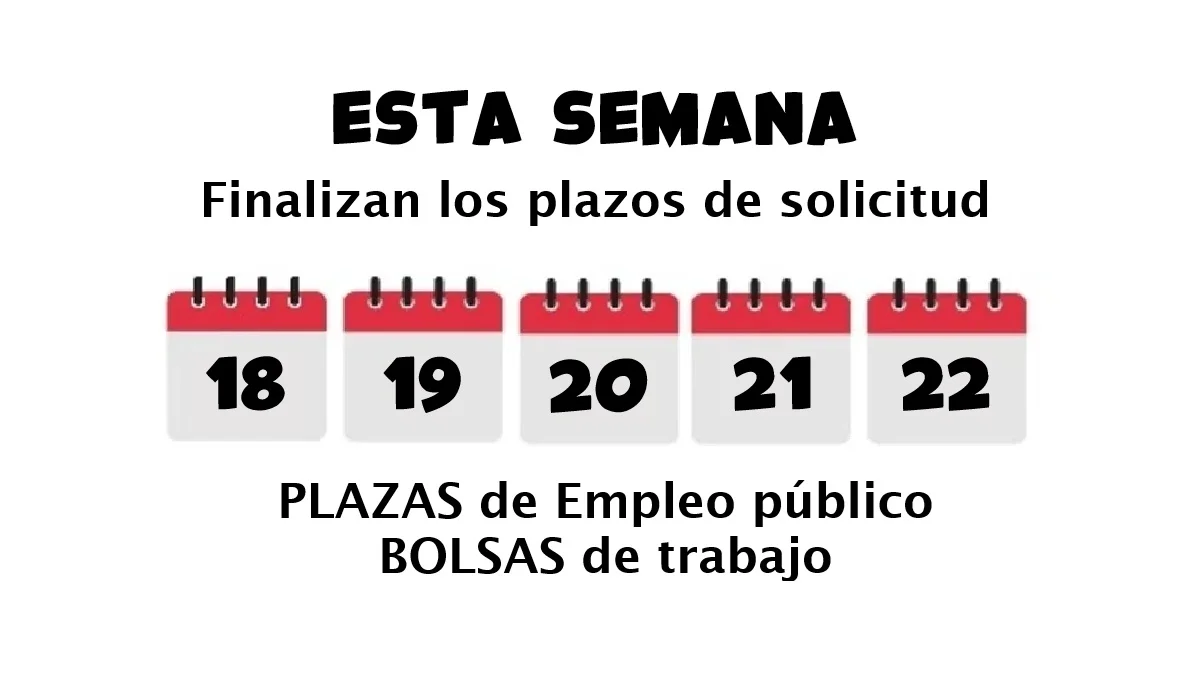 plazas empleo público bolsas trabajo