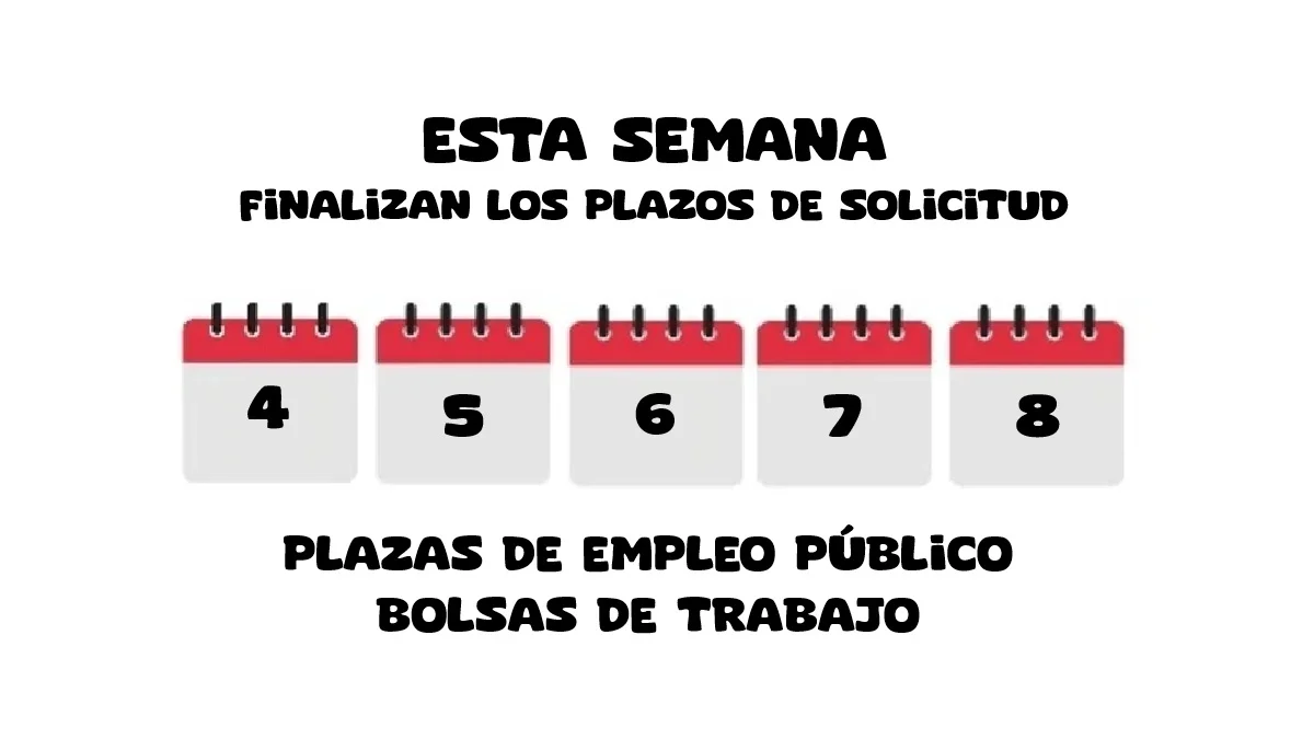 plazas empleo público bolsas de trabajo