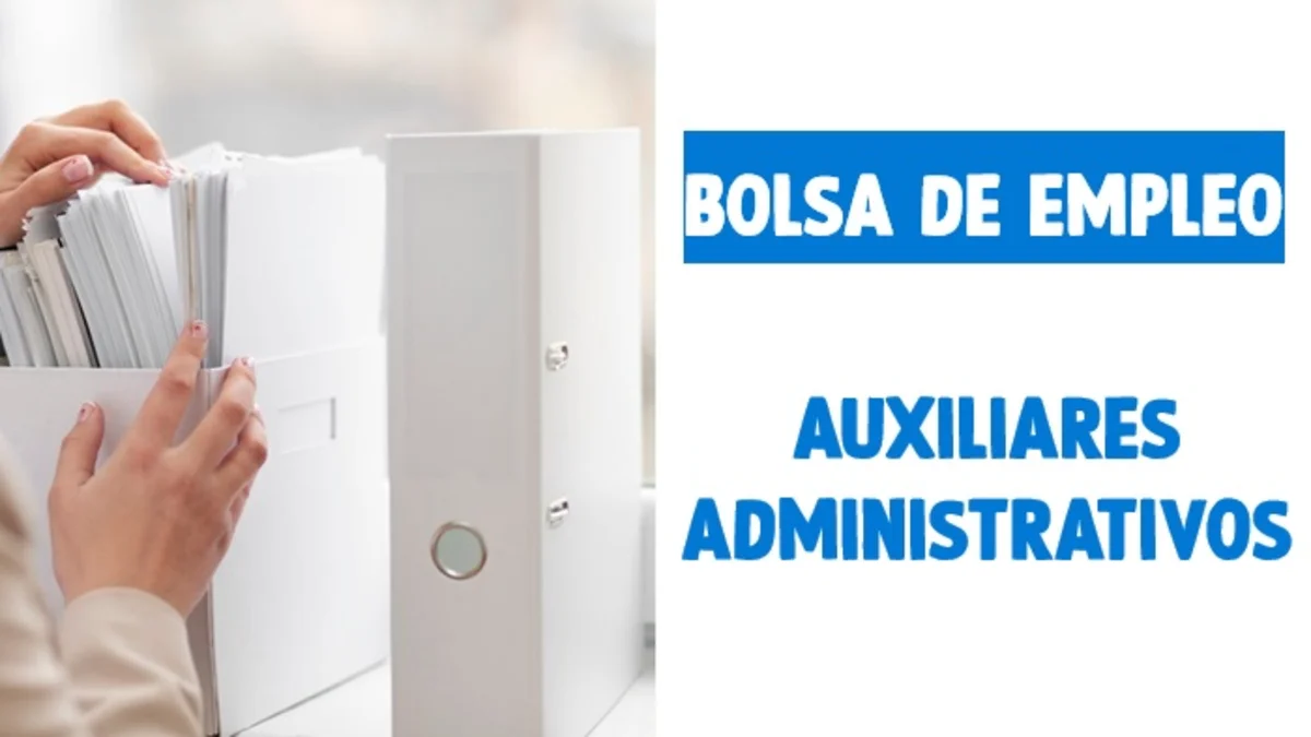 Bolsa de empleo Auxiliar Administrativo