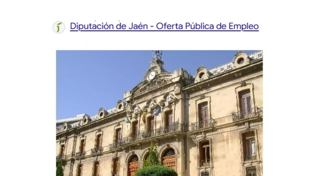 Jaén bolsas empleo