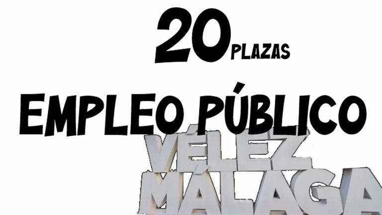 plazas empleo Vélez-Málaga