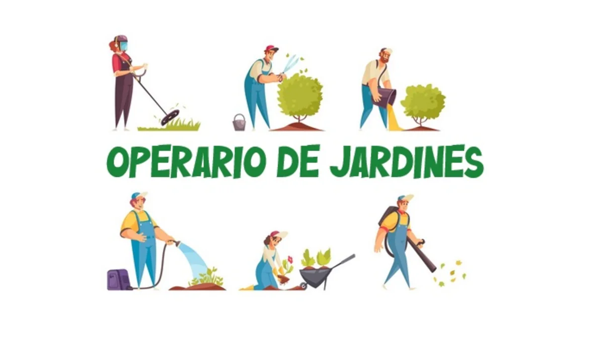 operarios jardines